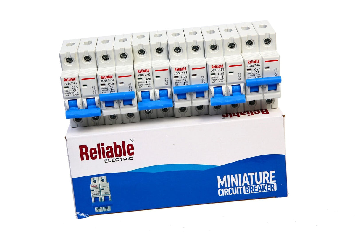 2P DC MCB 500V, 20A, Direct Current Breaker Reliable Miniature Circuit Breaker For Solar PV System