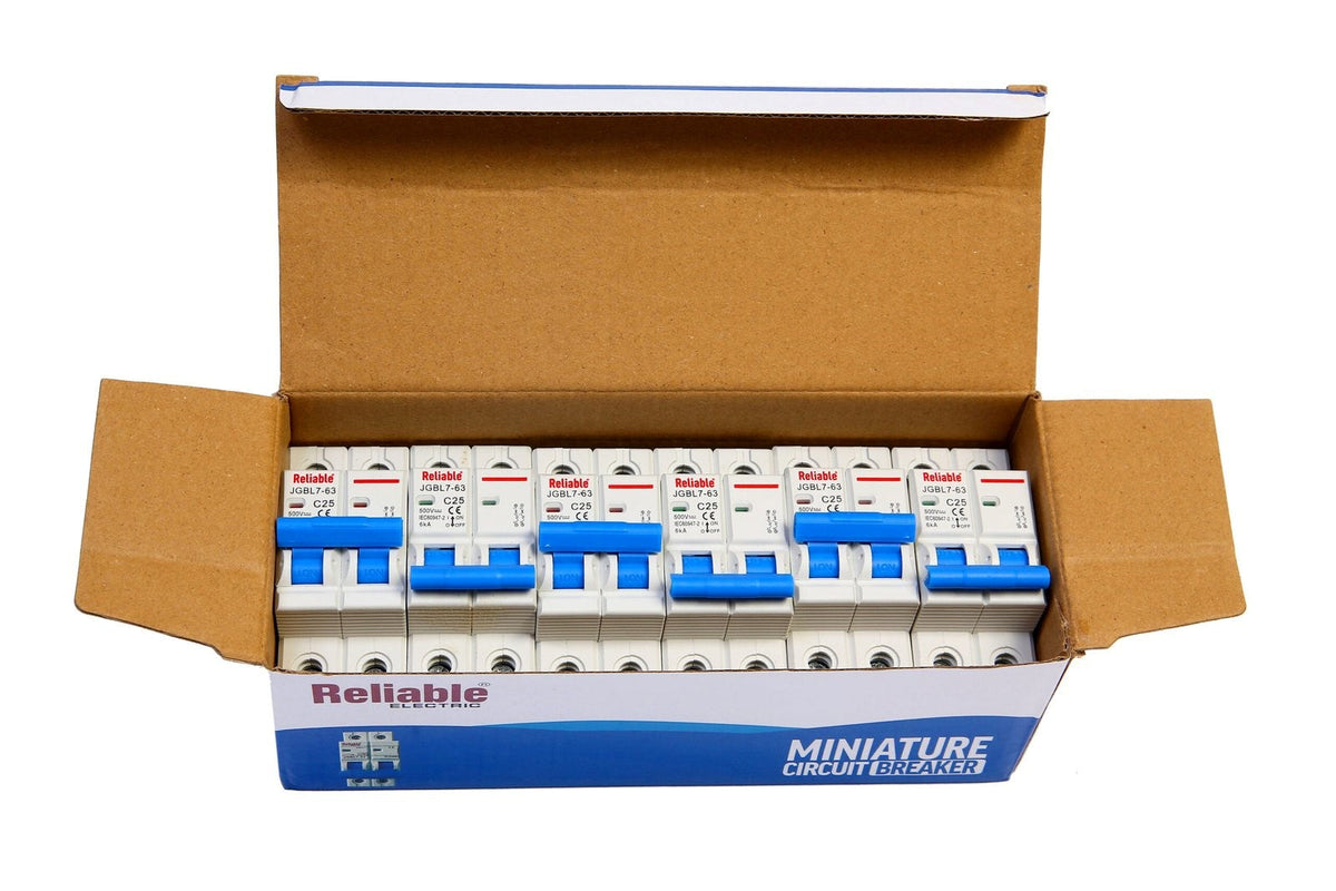 2P DC MCB 500V, 32A, Direct Current Breaker Reliable Miniature Circuit Breaker For Solar PV System
