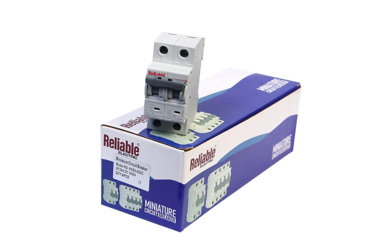 2P DC MCB 1000V, 32A, Direct Current Breaker Reliable Miniature Circuit Breaker For Solar PV System