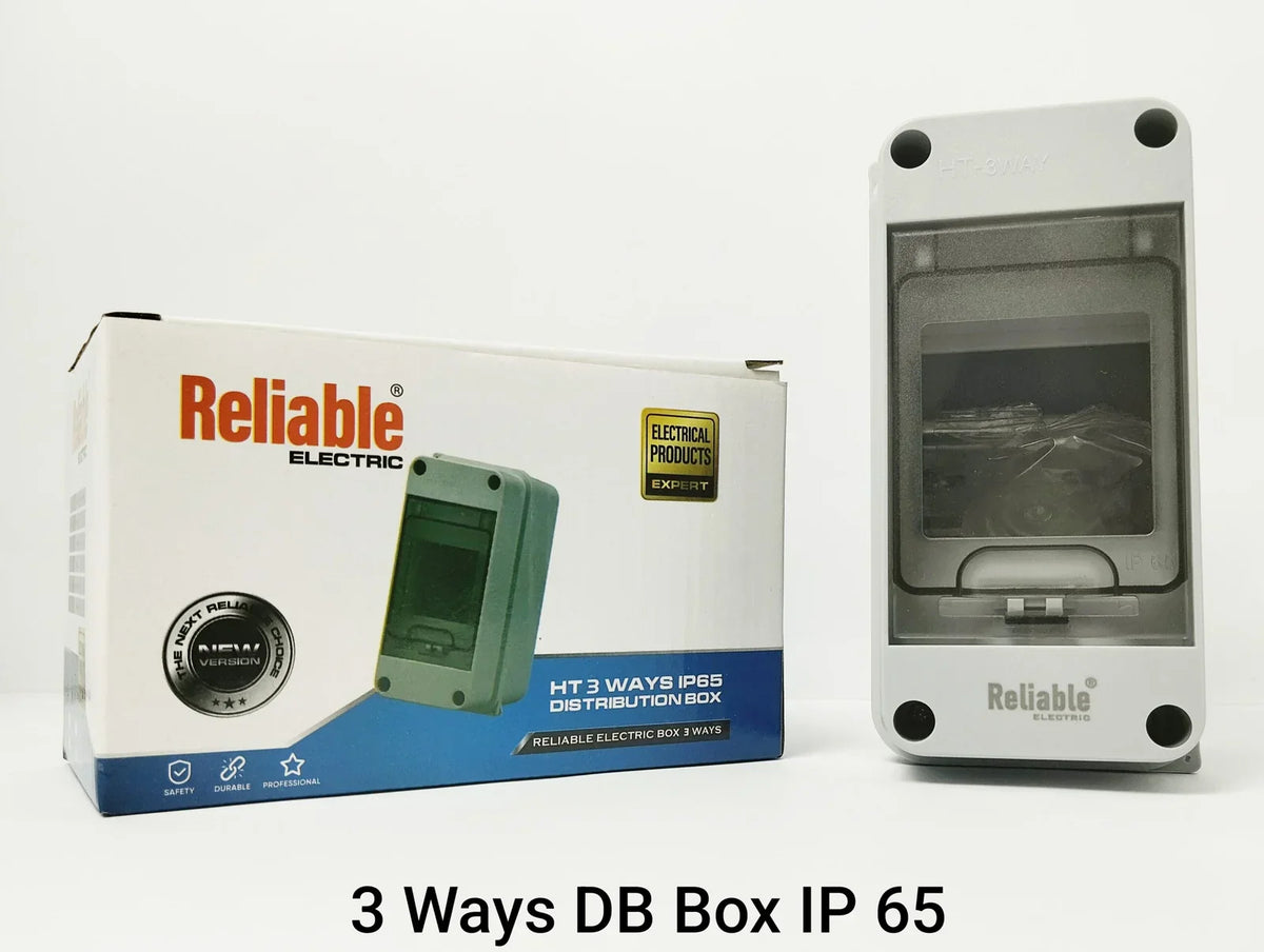 Distribution Box IP65 Surface Mounted Box, PC Cover and ABS Distribution Box, Weatherproof Distribution Box For MCB Breakers, AC Distribution Box, DC Distribution Box, Indoor and Outdoor IP65 Box