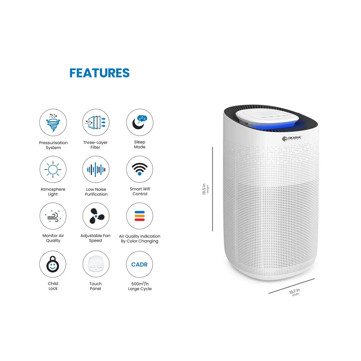 Okasha Smart Air Purifier